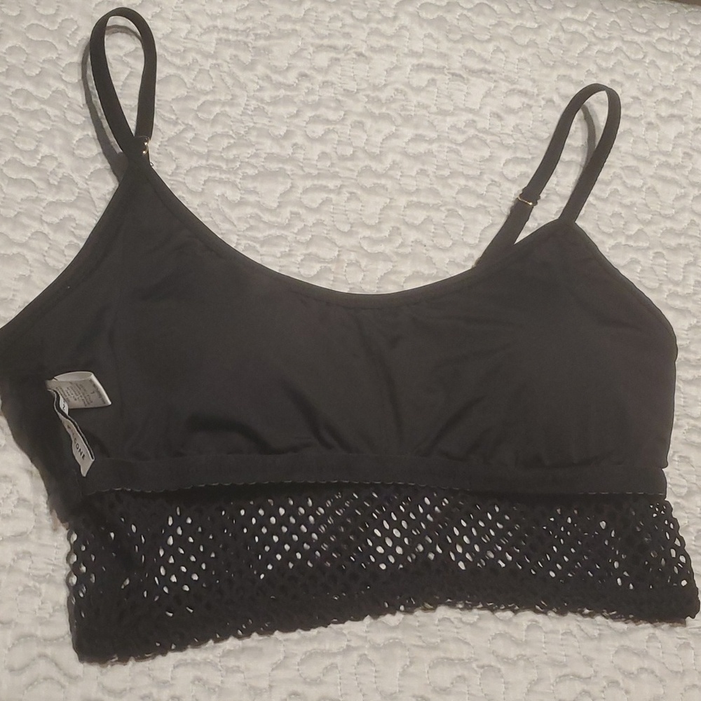 ROBIN PICCONE PUA CROP BIKINI TOP, NEW, SIZE:LARGE - Picture 6 of 7